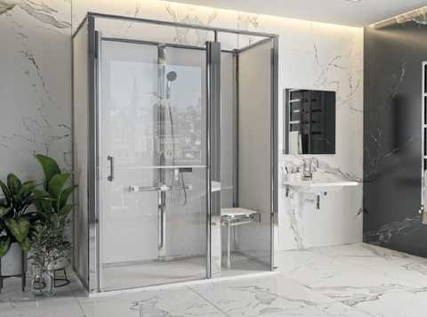 Une douche Onyx dans une très belle salle de bain